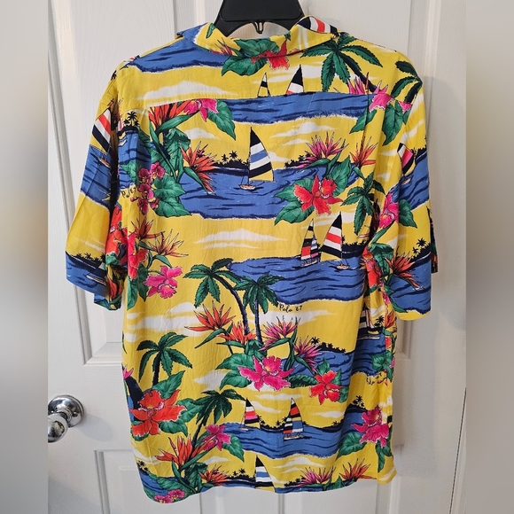 Polo Ralph Lauren NWT Mens Classic Fit Tropical Print Hawiian Woven Size M - Picture 5 of 7